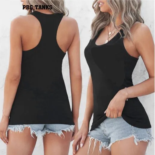 6-Pack: Women's Solid Smooth Assorted Tank Tops