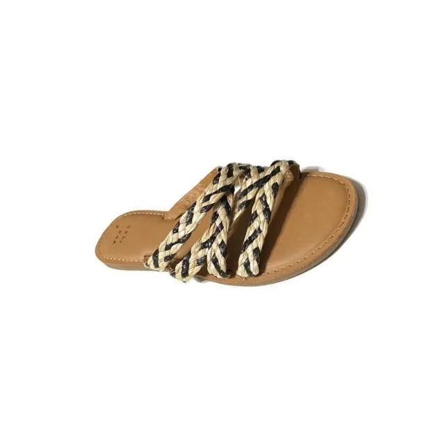 A new day women's Black And tan Lalli slide on sandals