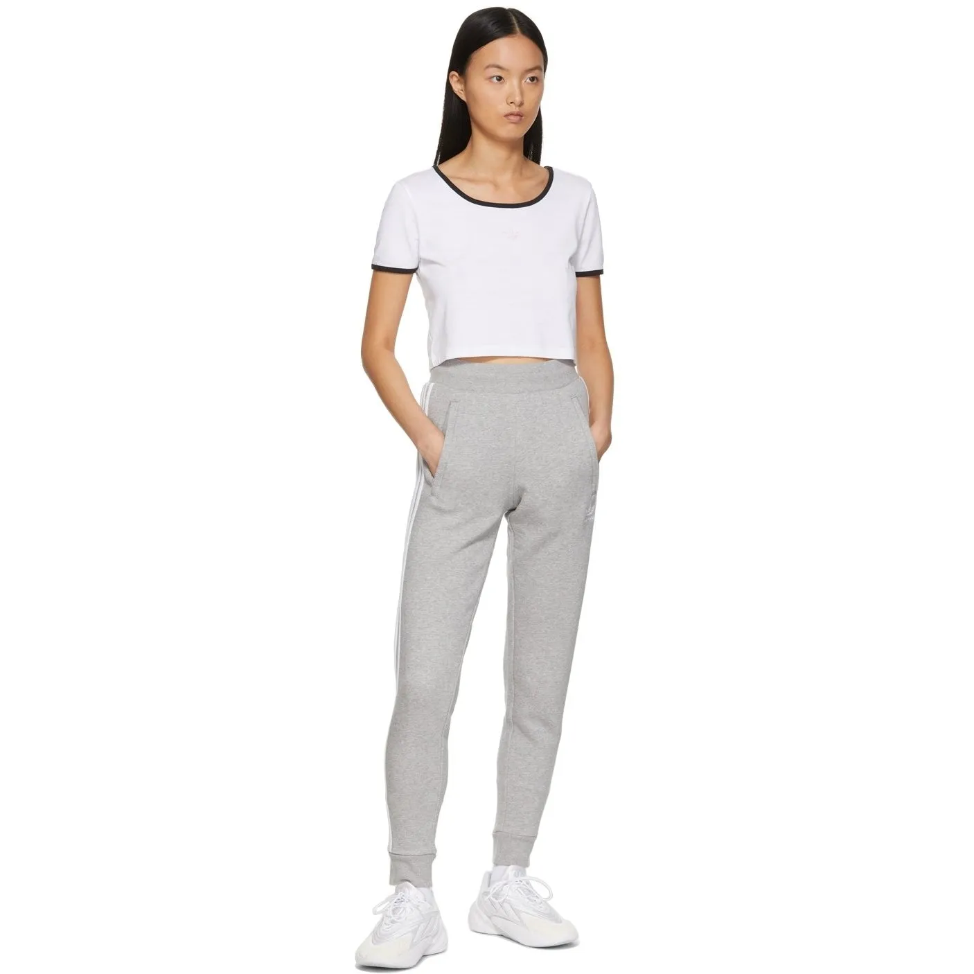 adidas Originals Heather Grey Adicolor Classics Lounge Pants