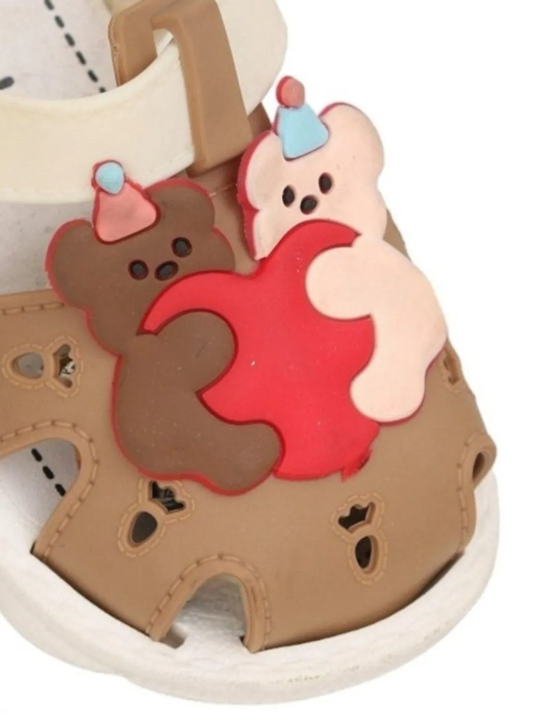Adorable Teddy Bear Hug Sandals For Girls