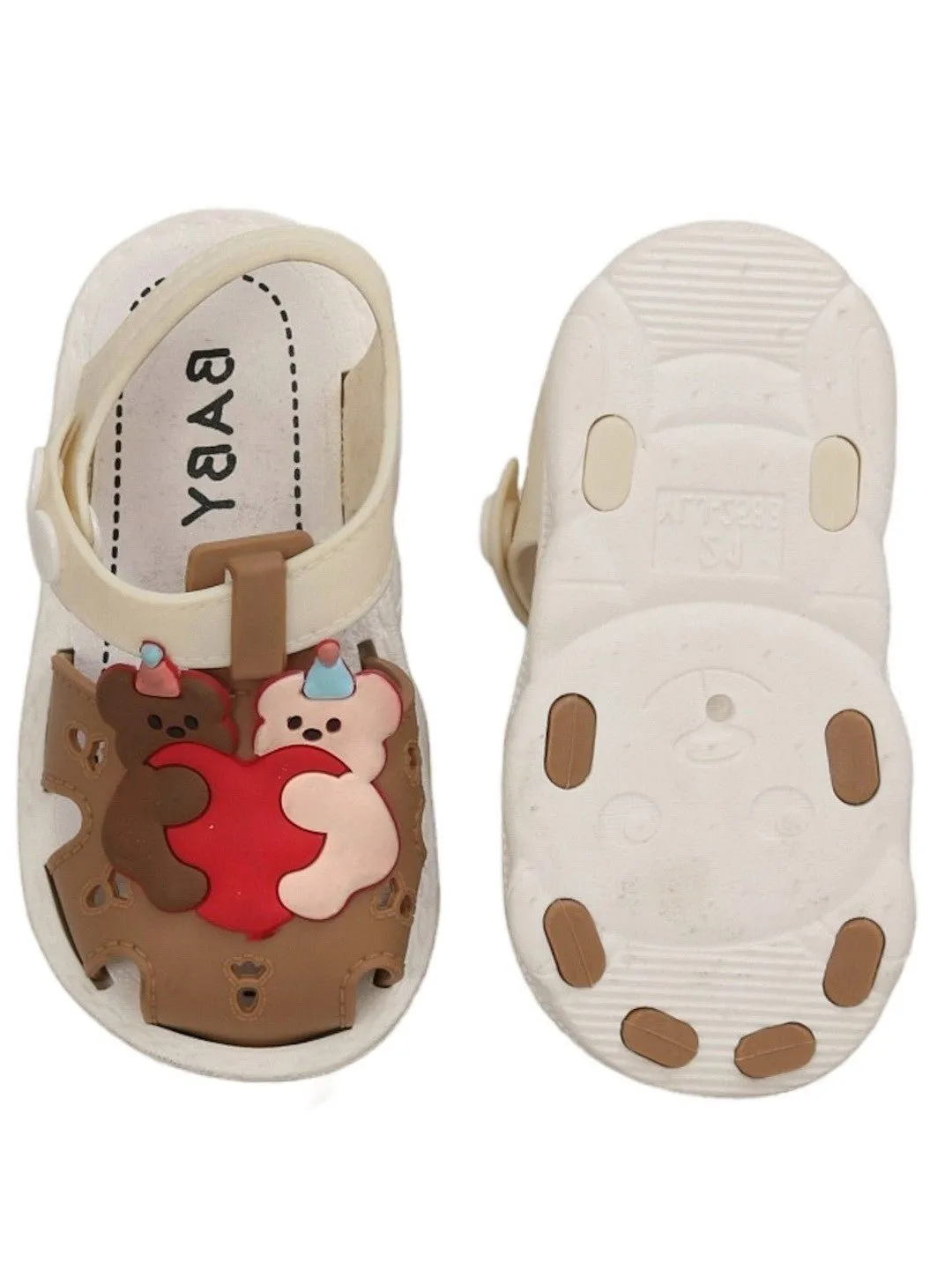 Adorable Teddy Bear Hug Sandals For Girls