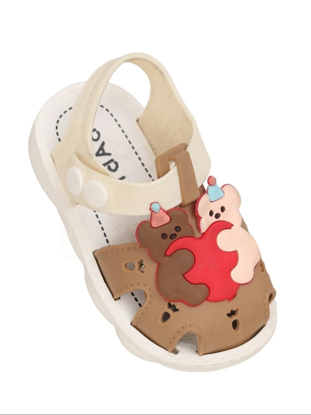 Adorable Teddy Bear Hug Sandals For Girls