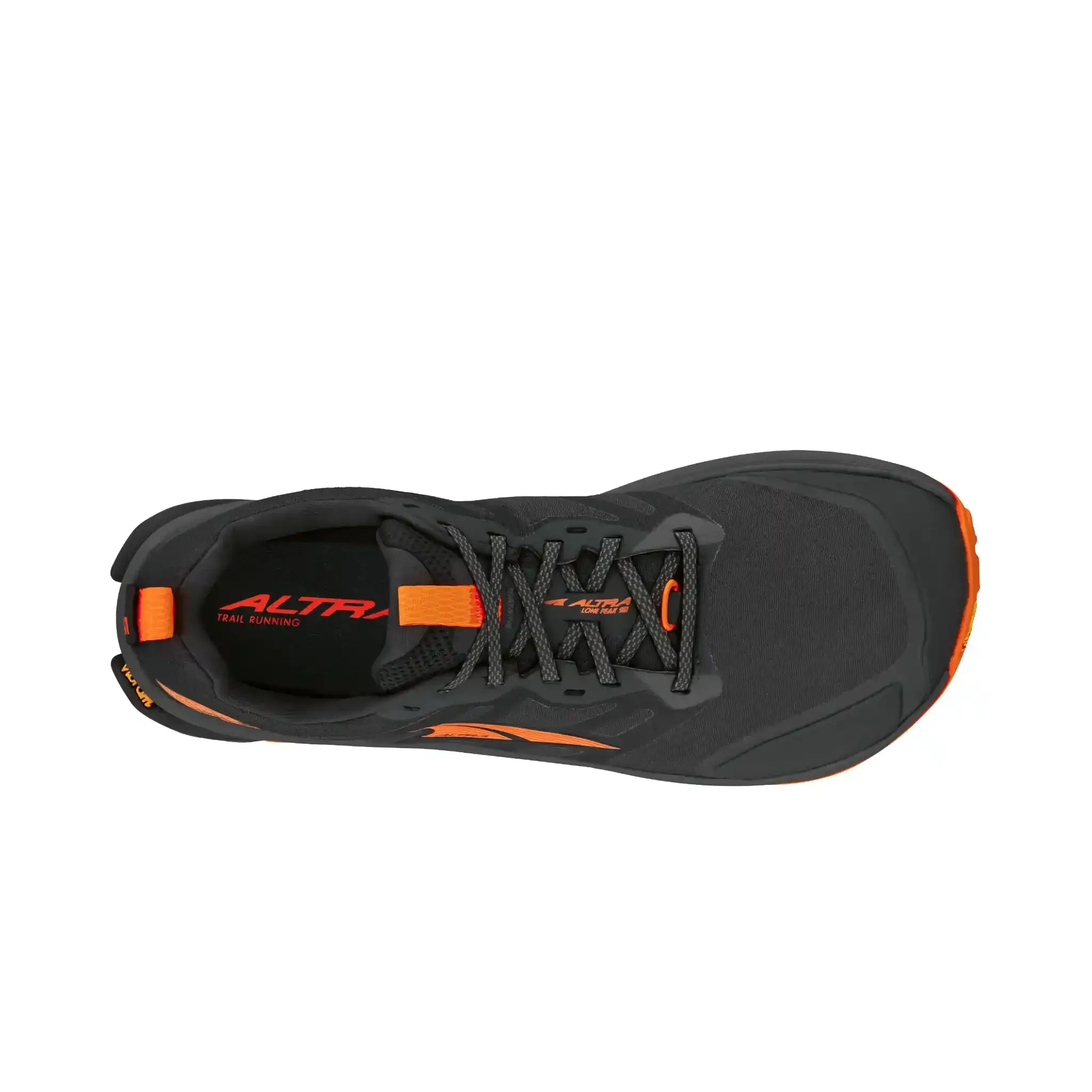 Altra Lone Peak 9  Mens Trail Running Shoe - Black/Orange