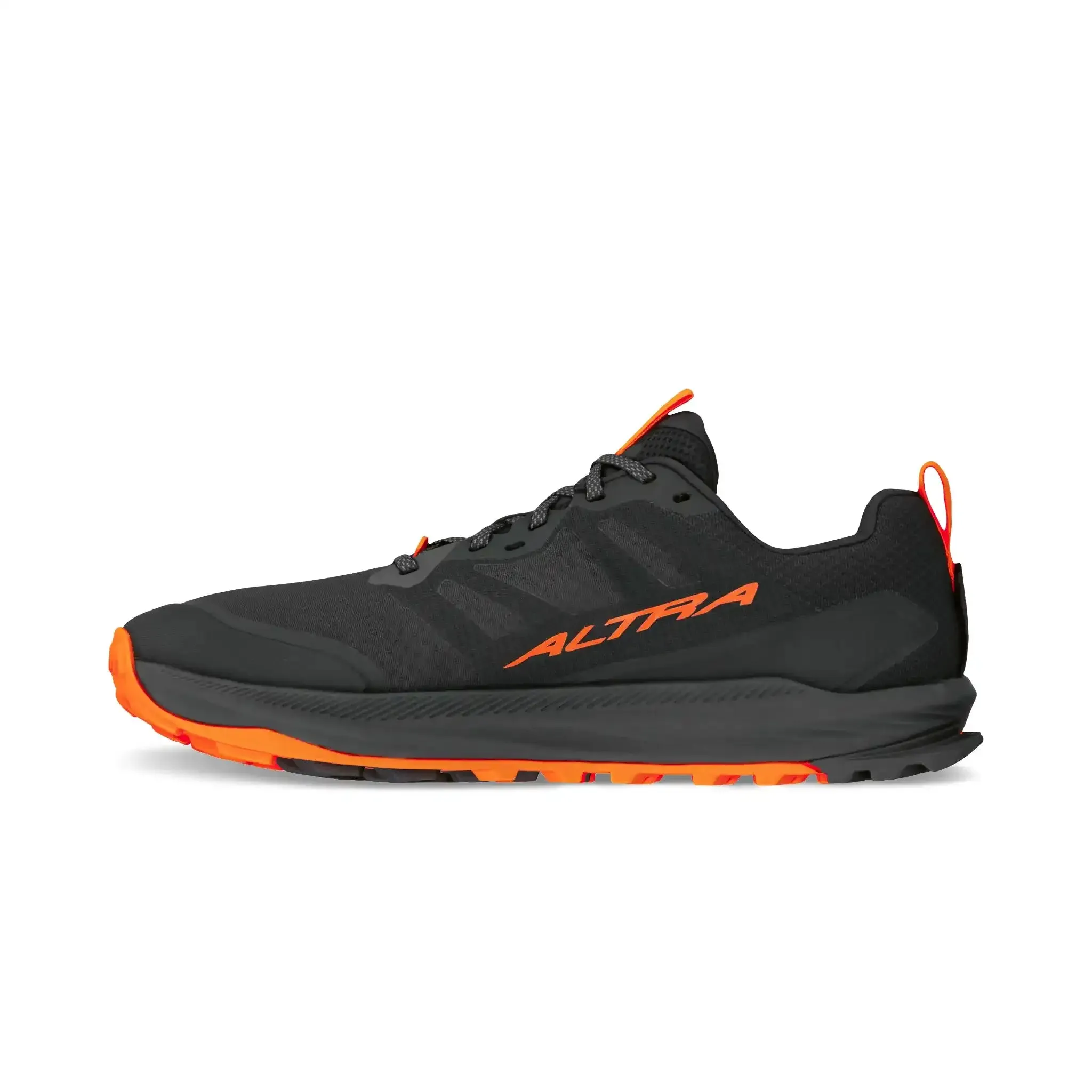 Altra Lone Peak 9  Mens Trail Running Shoe - Black/Orange
