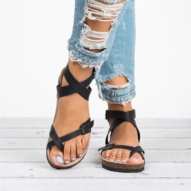 Aria - Adjustable Strap Sandals