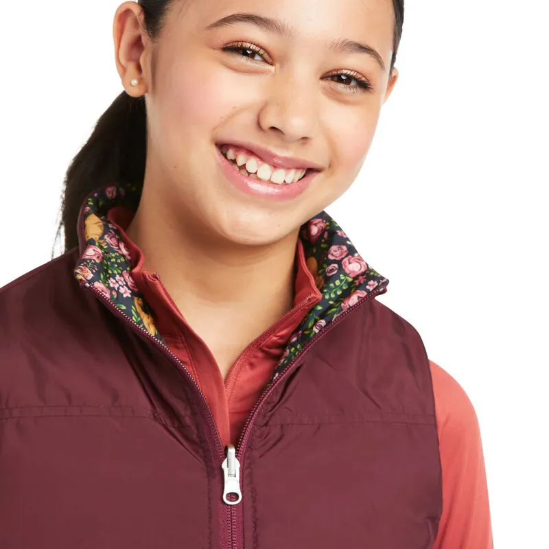 ARIAT EMMA INS REVERSIBLE VEST YOUTH