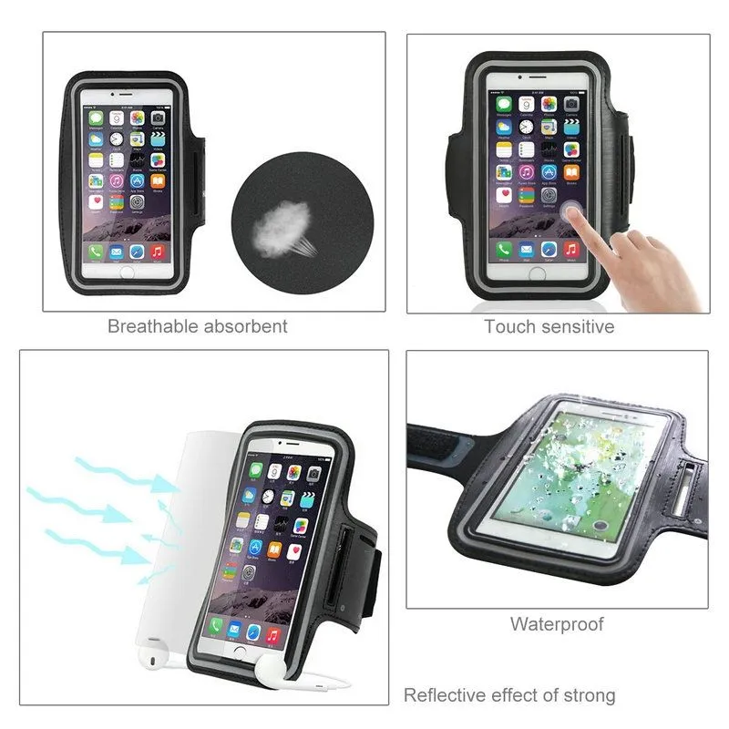 Armband Professional Cover Neoprene Waterproof Light Reflecting Wraparound Sport with Buckle for HIKING A21 (2020)