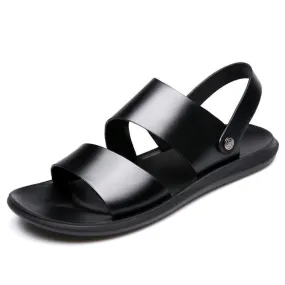 ArmoredStride™ - Men's Leather Non-Slip Sandals