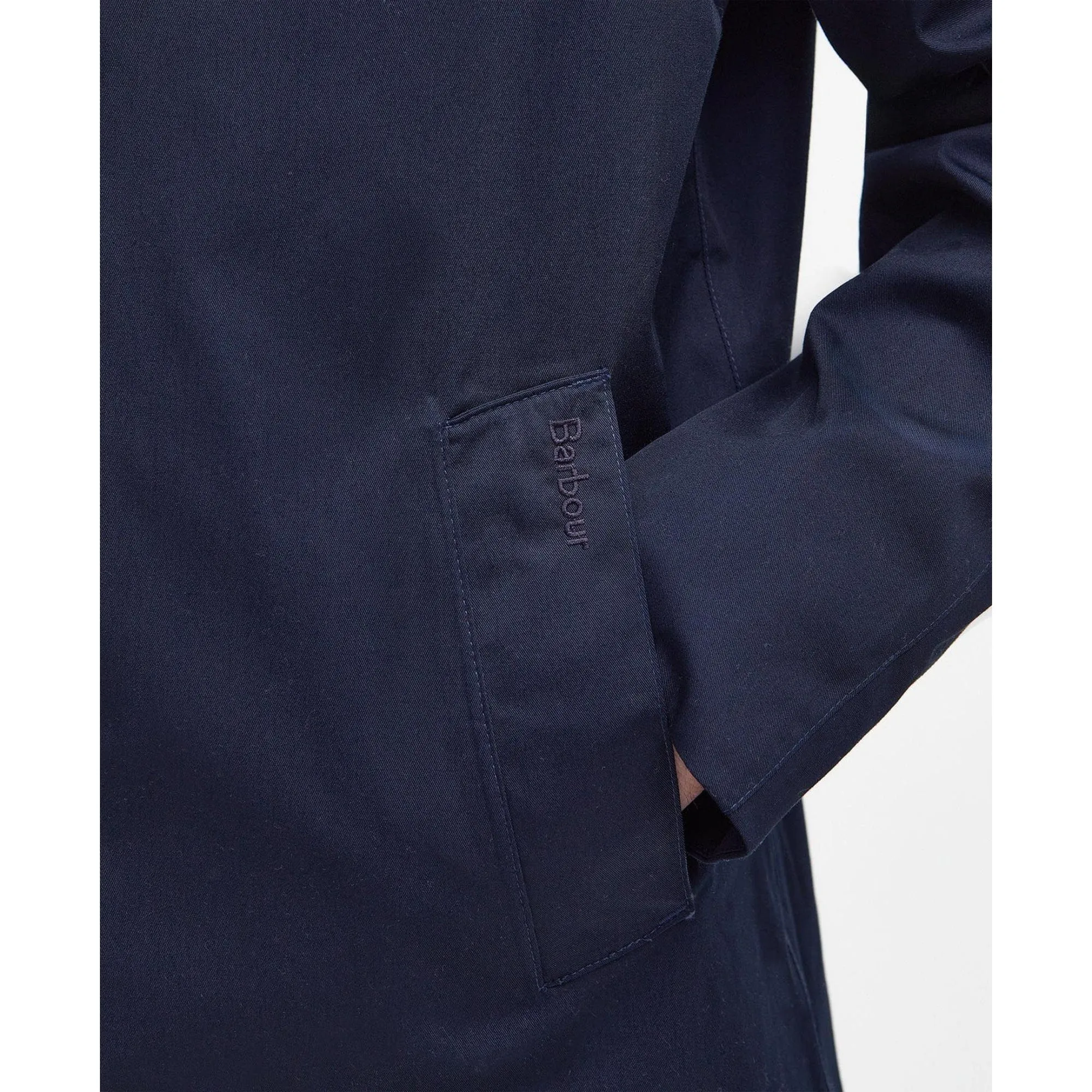 Barbour Rokig Lightweight Waterproof Jacket in Navy/Berwick