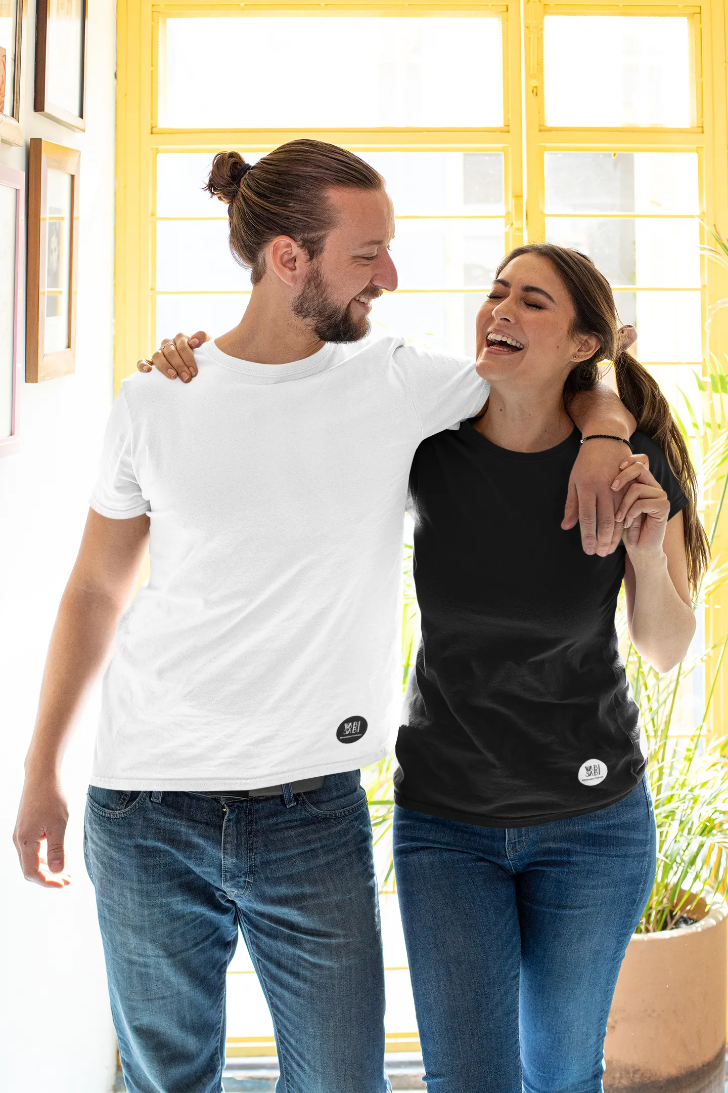 Best of both- Black and White T shirt