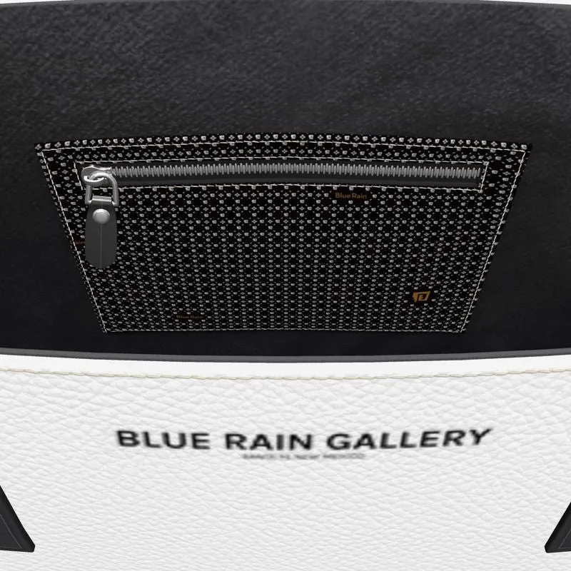 Blue Rain Signature Leather Tote