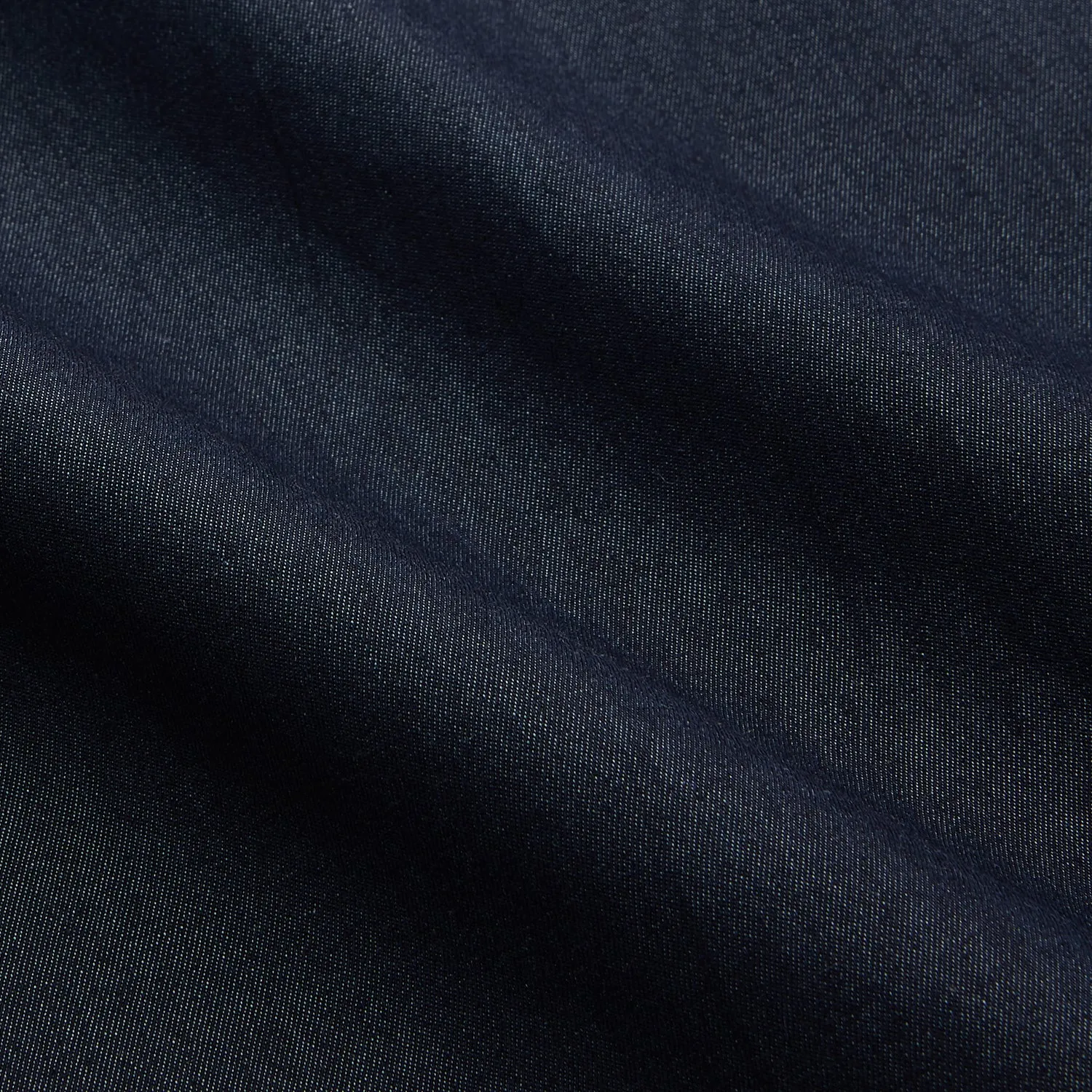 Blue Weekend Fit Finch Shirt With Derby Collar And Chest Pocket