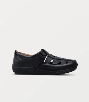 BM6827-BLACK-Men Sandal