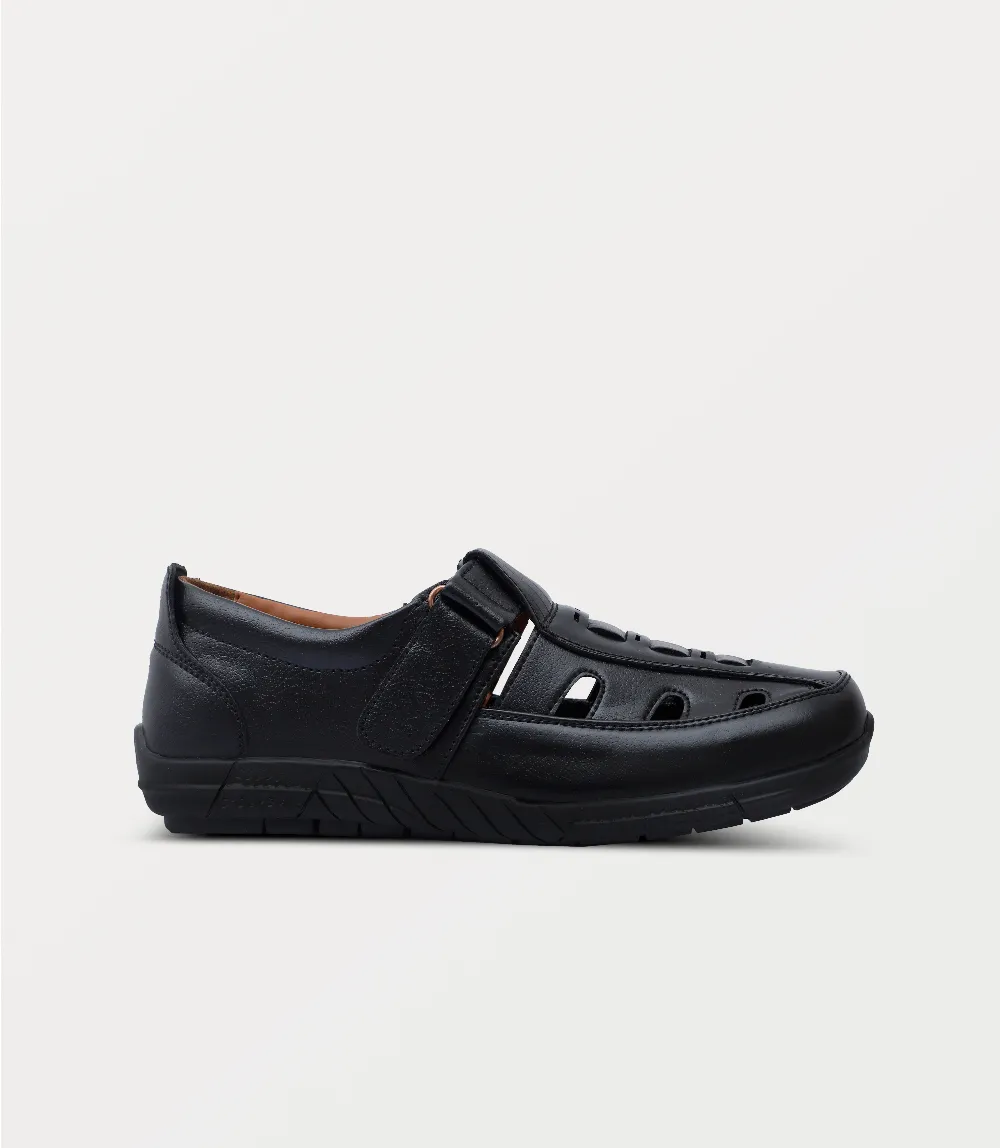 BM6827-BLACK-Men Sandal