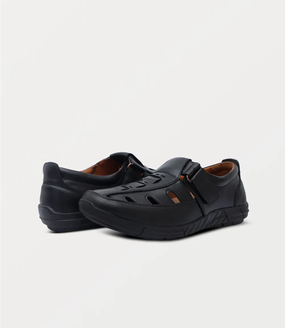BM6827-BLACK-Men Sandal