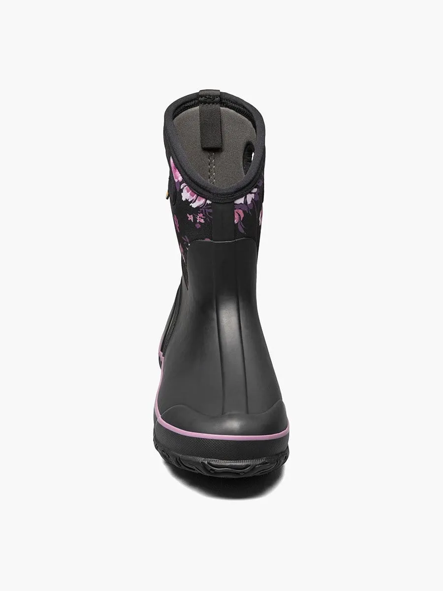 Bogs Women's Classic Mid Boots- Black/ Garden
