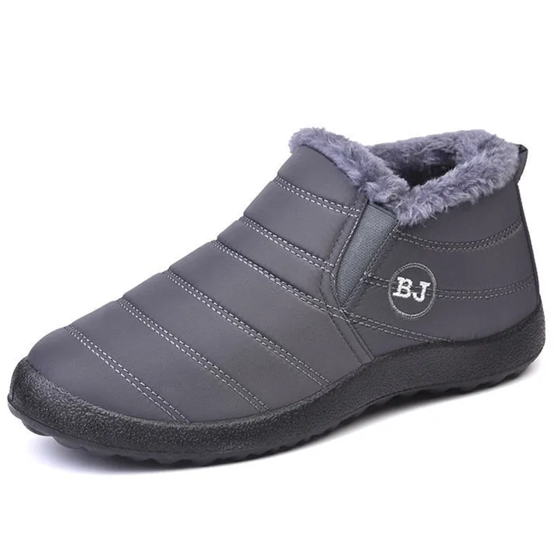 Boots Men Snow Outdoor Mens Shoes Men's Winter Boots Hiking Ankle Boots Waterproof Men Shoes Work Shoes Footwear