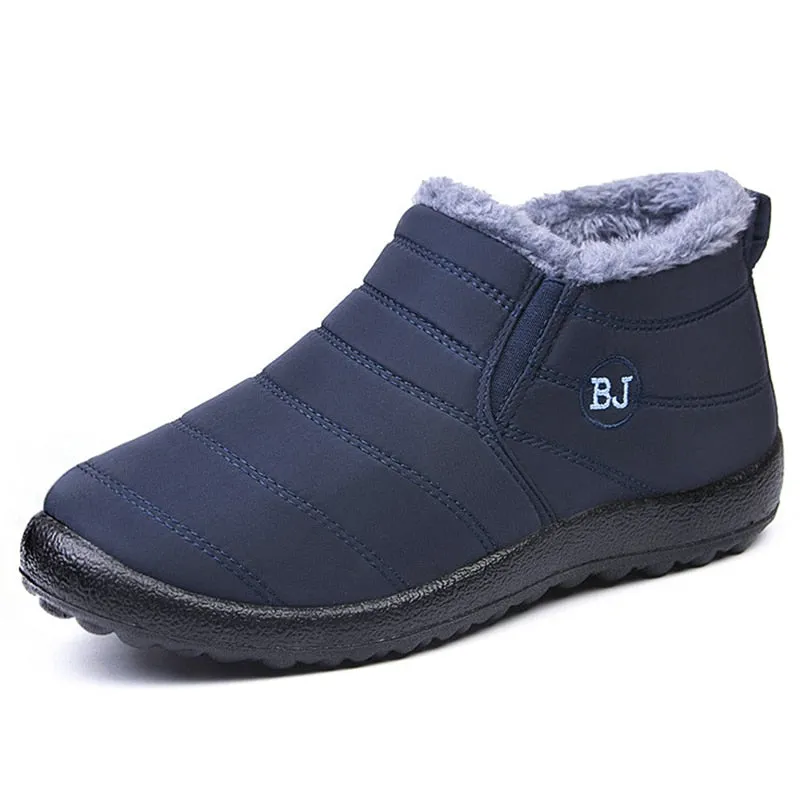 Boots Men Snow Outdoor Mens Shoes Men's Winter Boots Hiking Ankle Boots Waterproof Men Shoes Work Shoes Footwear