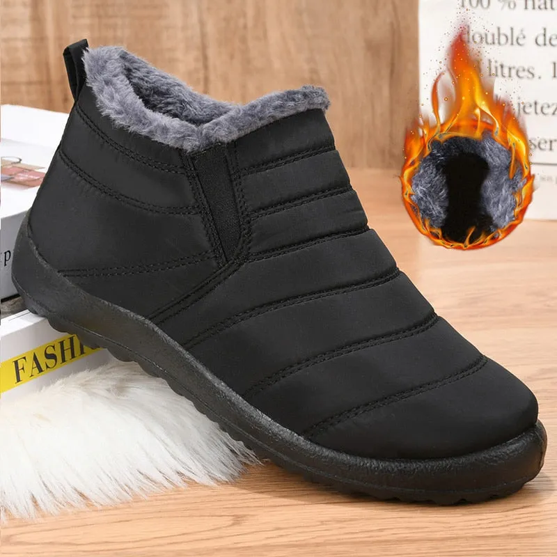 Boots Men Snow Outdoor Mens Shoes Men's Winter Boots Hiking Ankle Boots Waterproof Men Shoes Work Shoes Footwear
