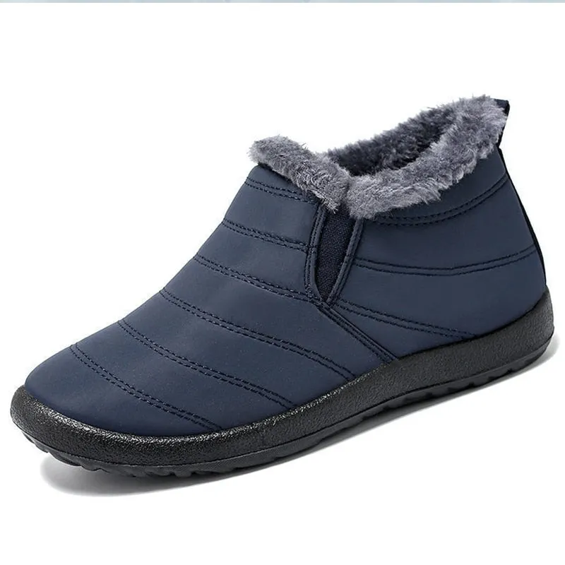 Boots Men Snow Outdoor Mens Shoes Men's Winter Boots Hiking Ankle Boots Waterproof Men Shoes Work Shoes Footwear