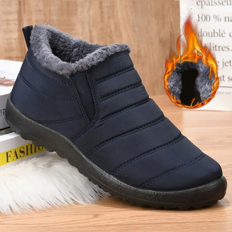 Boots Men Snow Outdoor Mens Shoes Men's Winter Boots Hiking Ankle Boots Waterproof Men Shoes Work Shoes Footwear