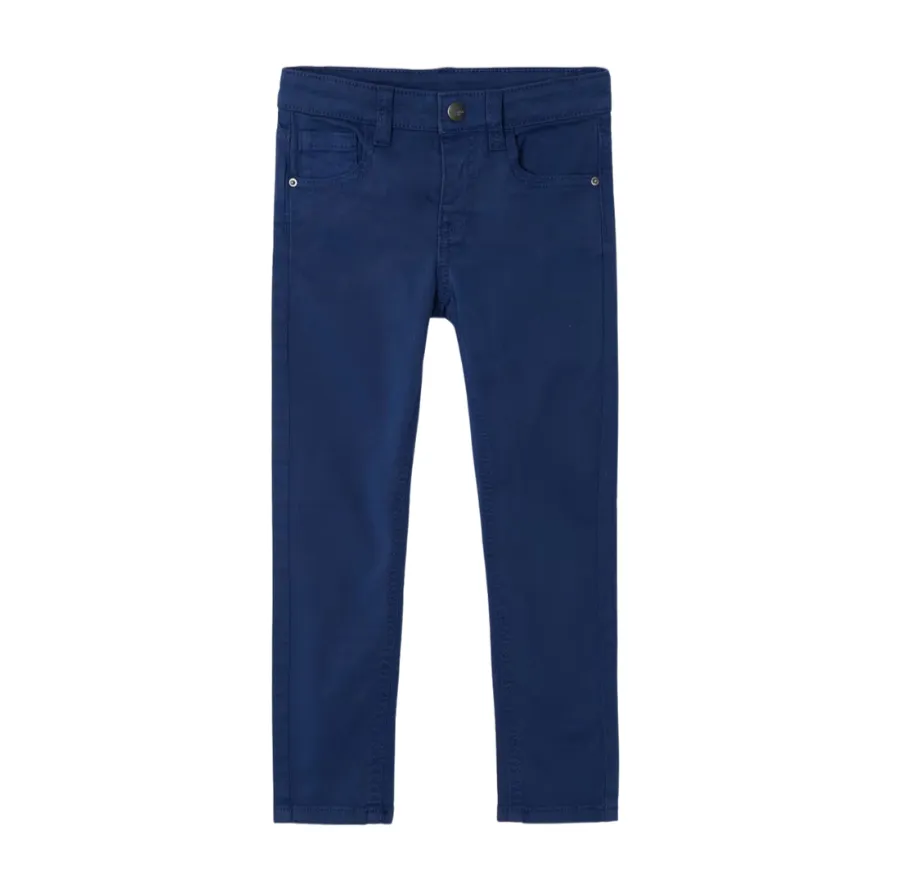 Boy's Slim Fit Pants- Lagoon