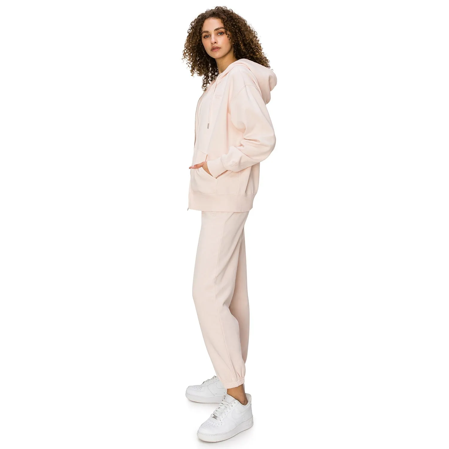 Cloud Fleece Zip Up Hoodie - Oracle Pink