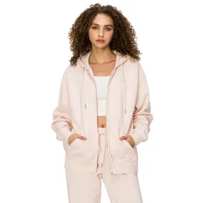 Cloud Fleece Zip Up Hoodie - Oracle Pink