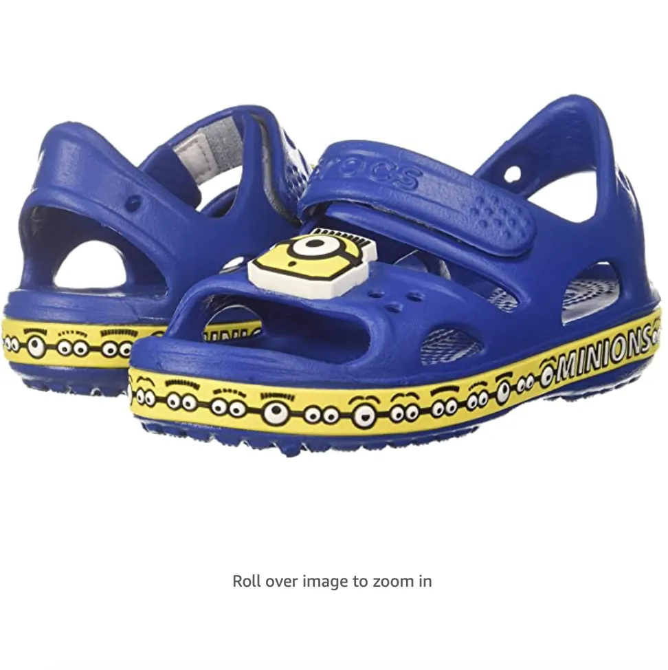 Crocs Kids Crocband Minion Sandal - Blue