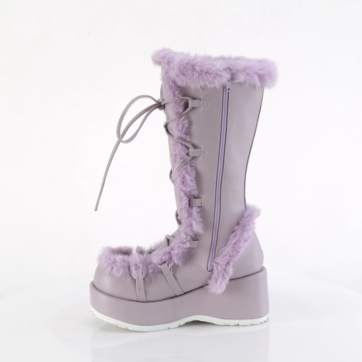 CUBBY-311 DemoniaCult Lavender Sexy Women's Mid-Calf & Knee High Boots (Alternative Footwear)