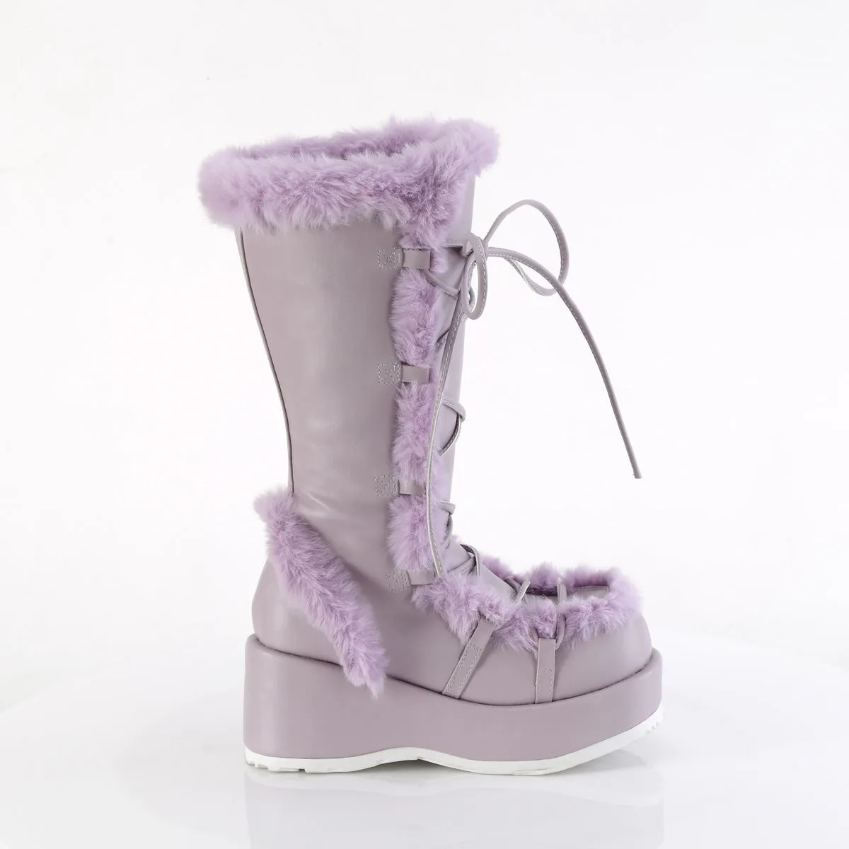CUBBY-311 DemoniaCult Lavender Sexy Women's Mid-Calf & Knee High Boots (Alternative Footwear)