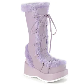 CUBBY-311 DemoniaCult Lavender Sexy Women's Mid-Calf & Knee High Boots (Alternative Footwear)