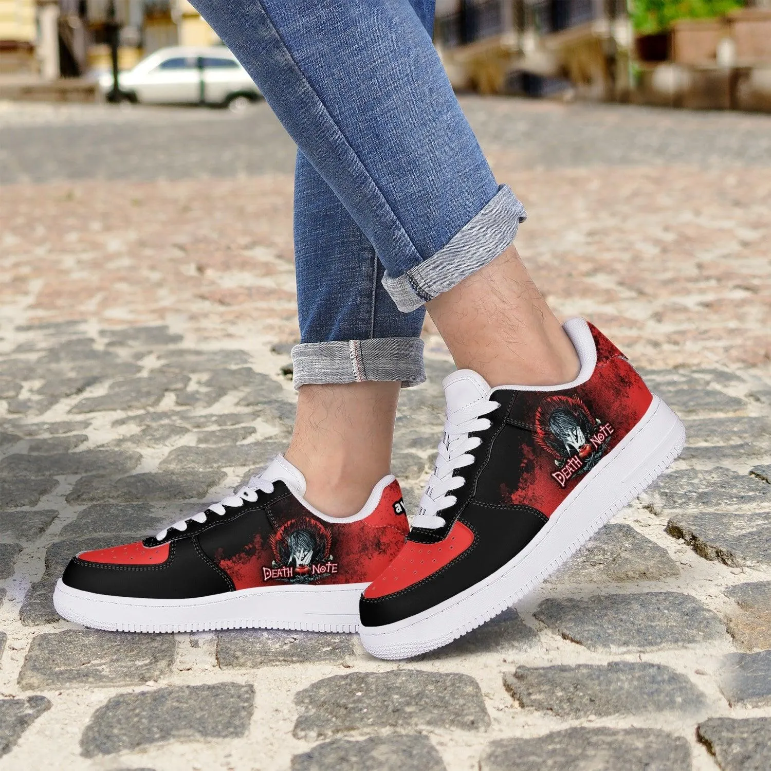 Death Note Red Black AF1 Anime Shoes