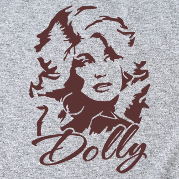Dolly Fun Fashion Versatile Crew Neck Women's Short Sleeves