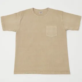 Dubbleworks Heavy Fabric Pigment Pocket Tee - Beige
