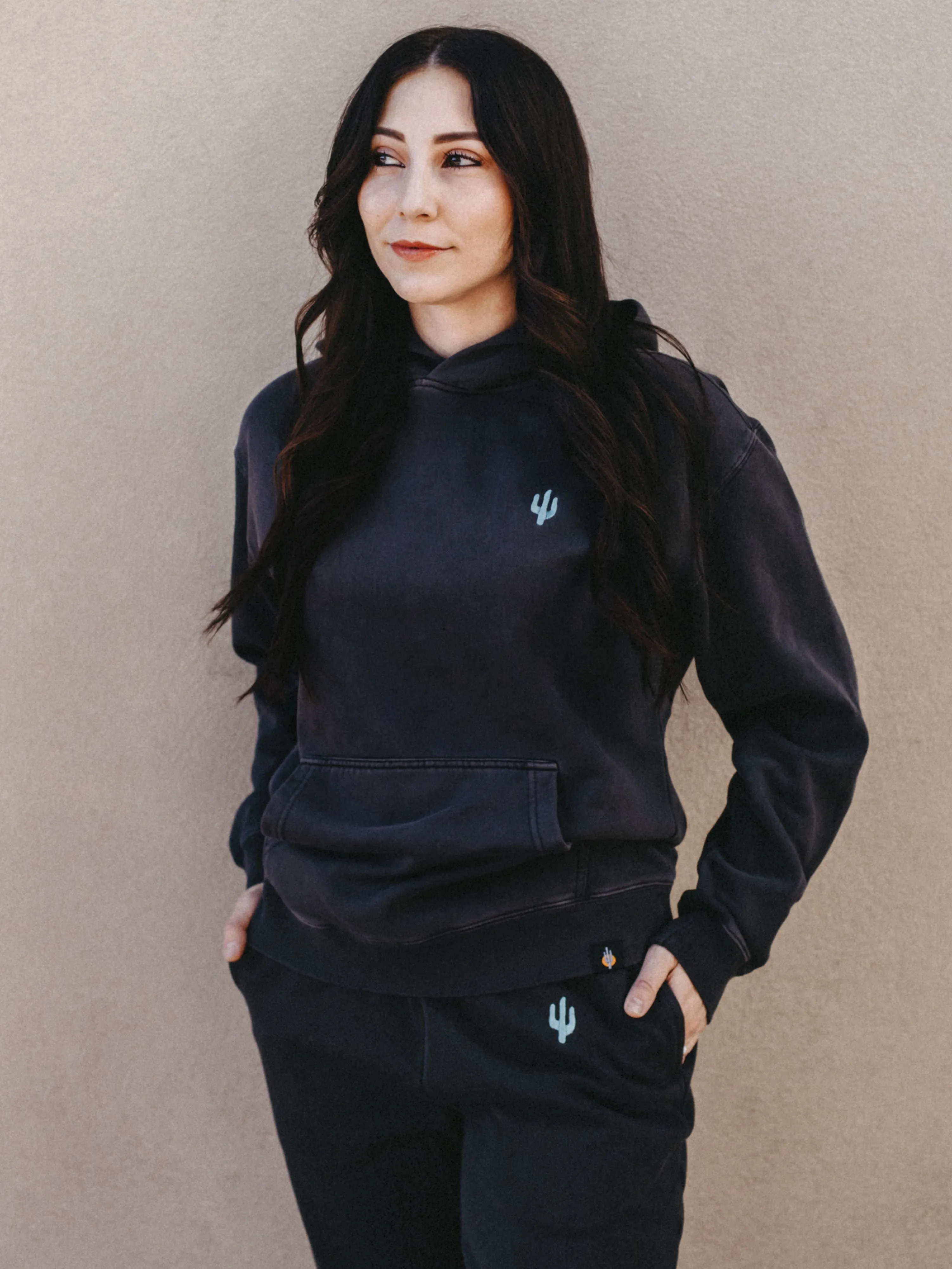 Essential Collection Unisex Hoodie - Faded Black