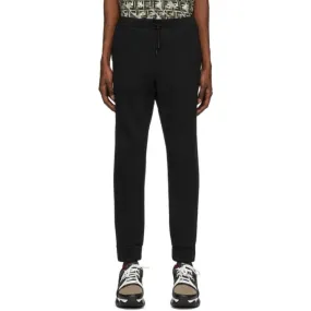 Fendi Black Jersey Lounge Pants