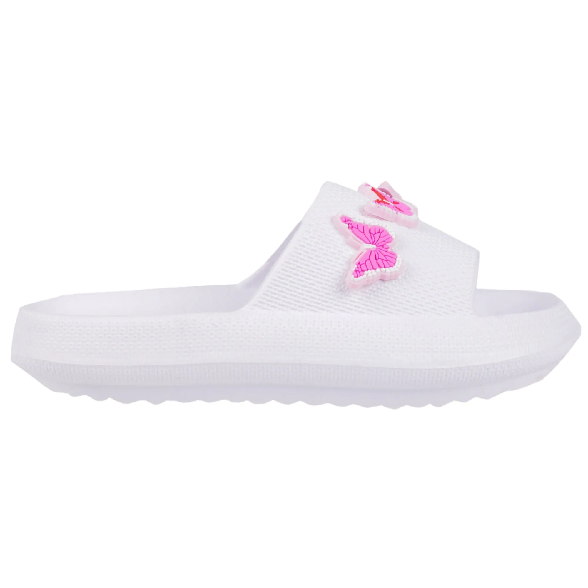 Foamwalk Girls' Sandals – Kids Platform Slippers, Comfy Slipper Slide Sandals for Girls (Little Kid/Big Kid)