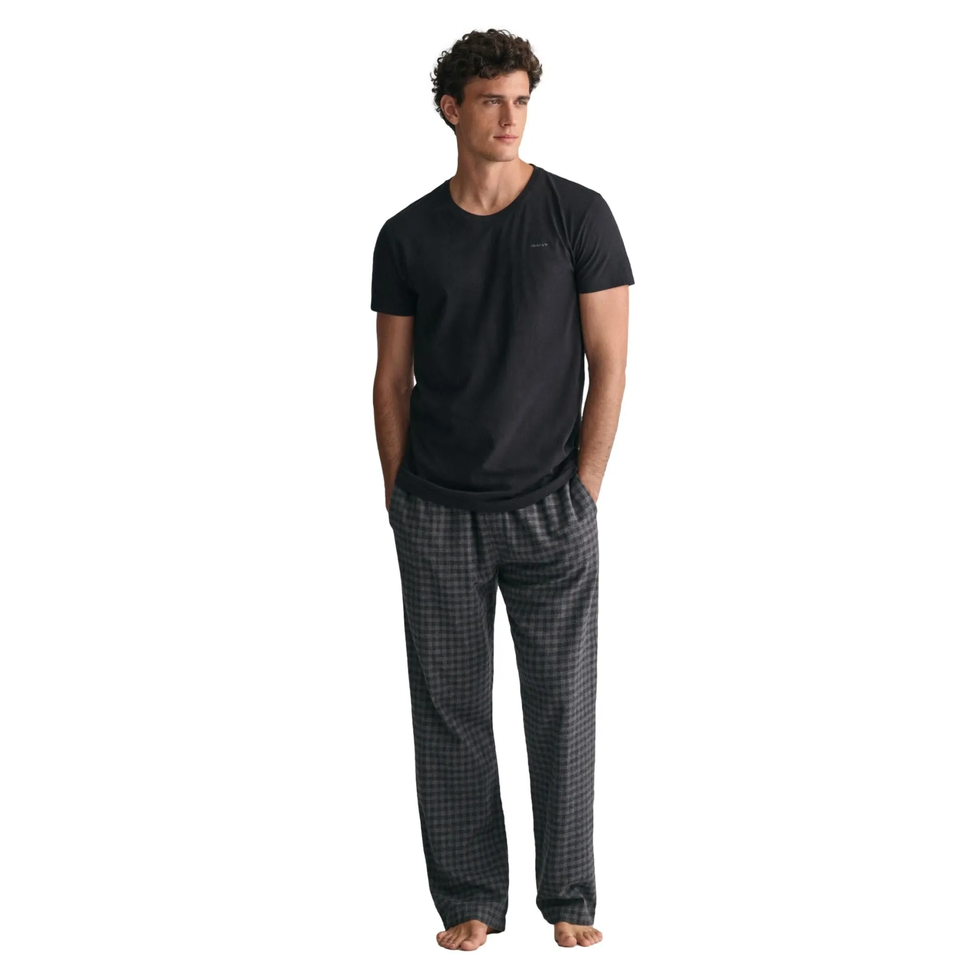 GANT Crew Neck T-Shirt 2 Pack - Black