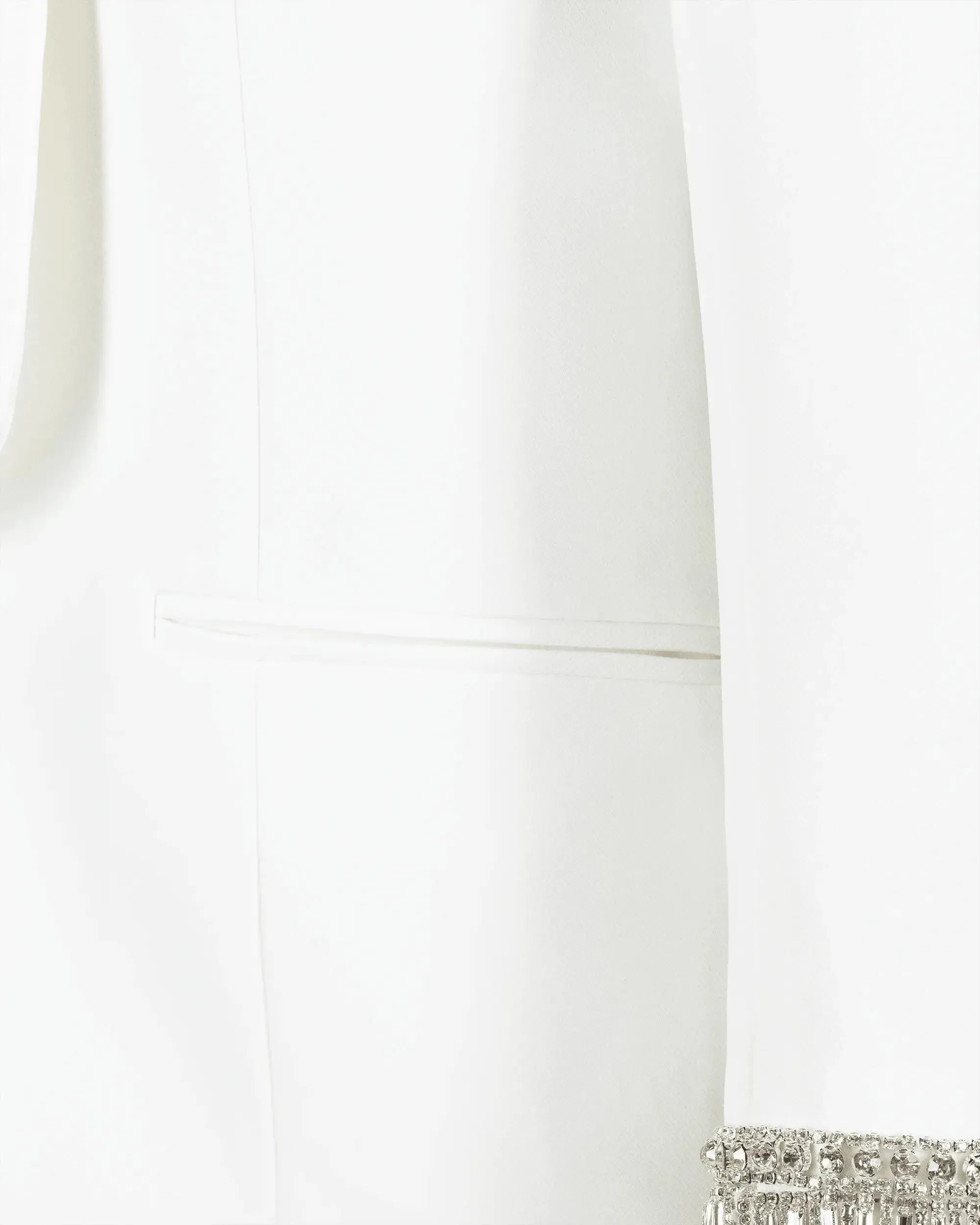 Generation Love Argo Crystal Satin Combo Crepe Blazer