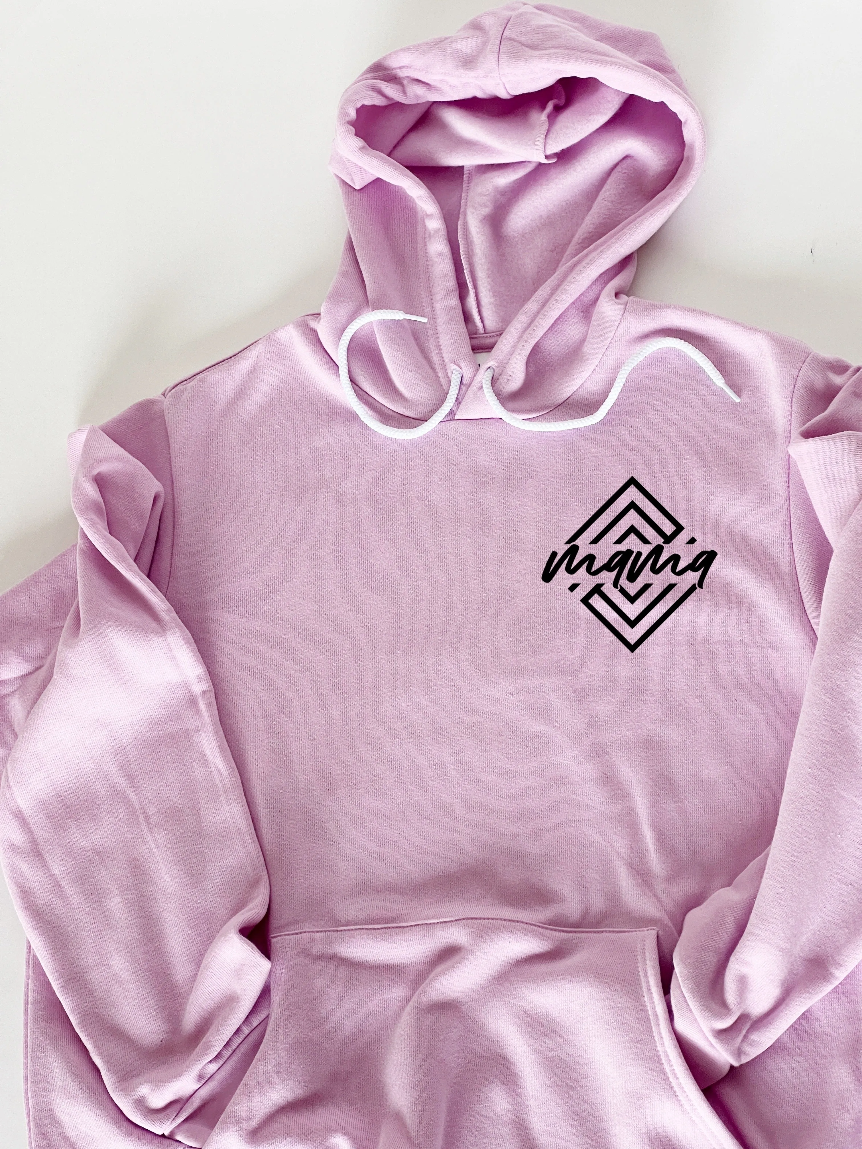 Geo Mama- Premium Fleece Hoodie (Multiple Colors )