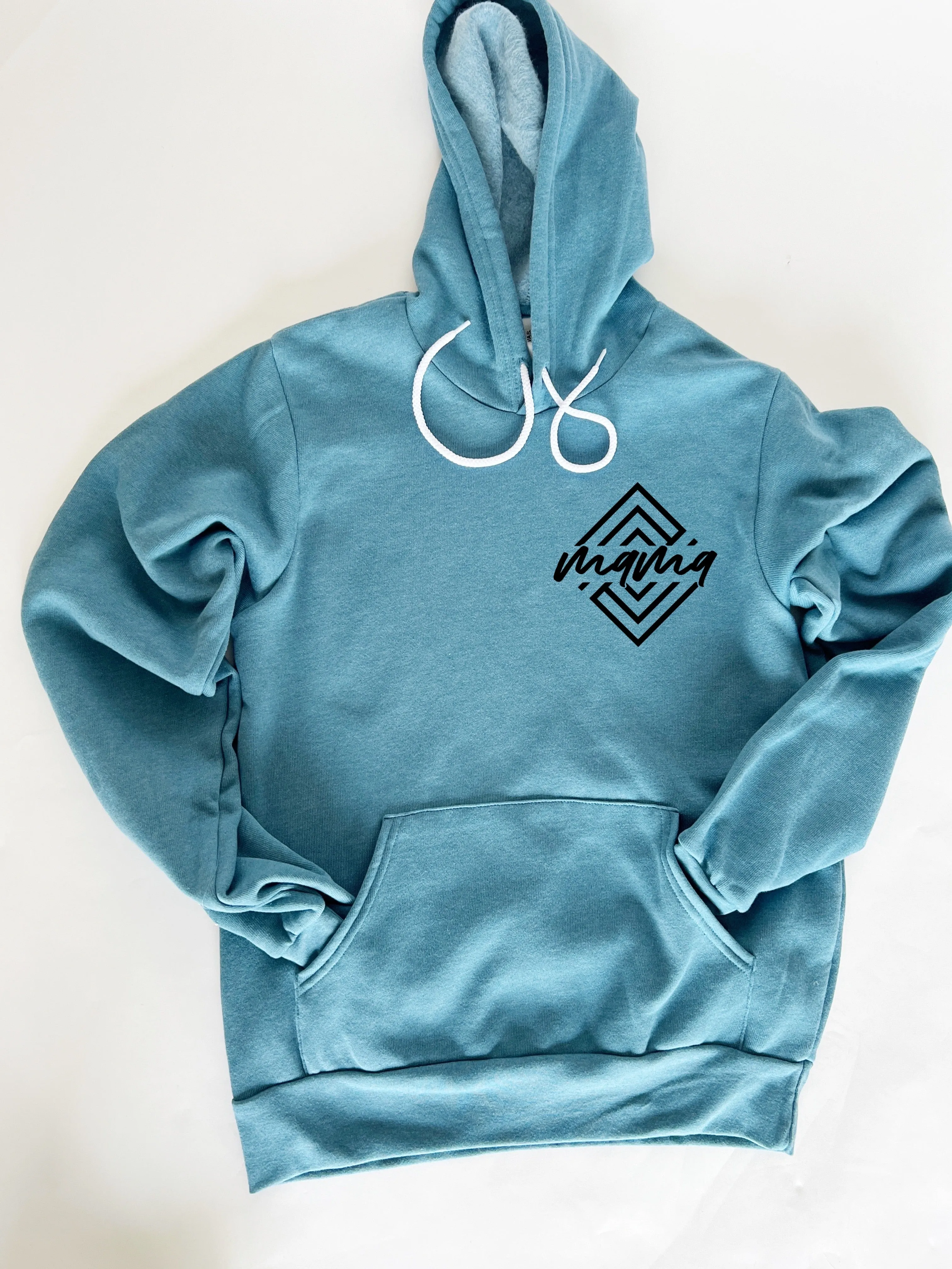 Geo Mama- Premium Fleece Hoodie (Multiple Colors )