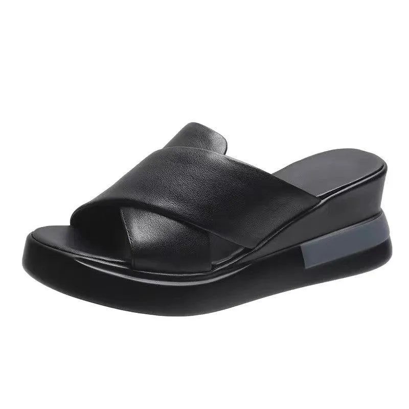 Go Walk Sandals with Platform