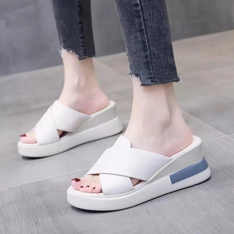 Go Walk Sandals with Platform