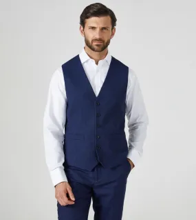 Harcourt Navy Waistcoat