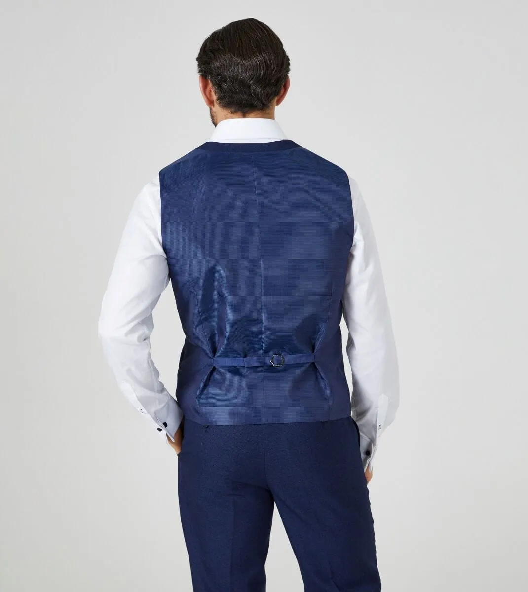 Harcourt Navy Waistcoat