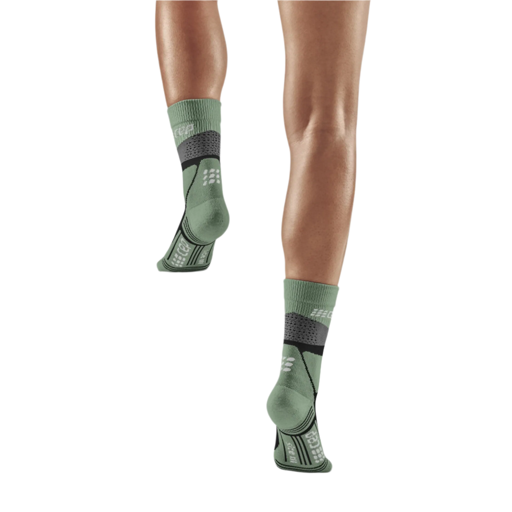 Hiking Max Cushion Mid Cut Compression Socks, Women