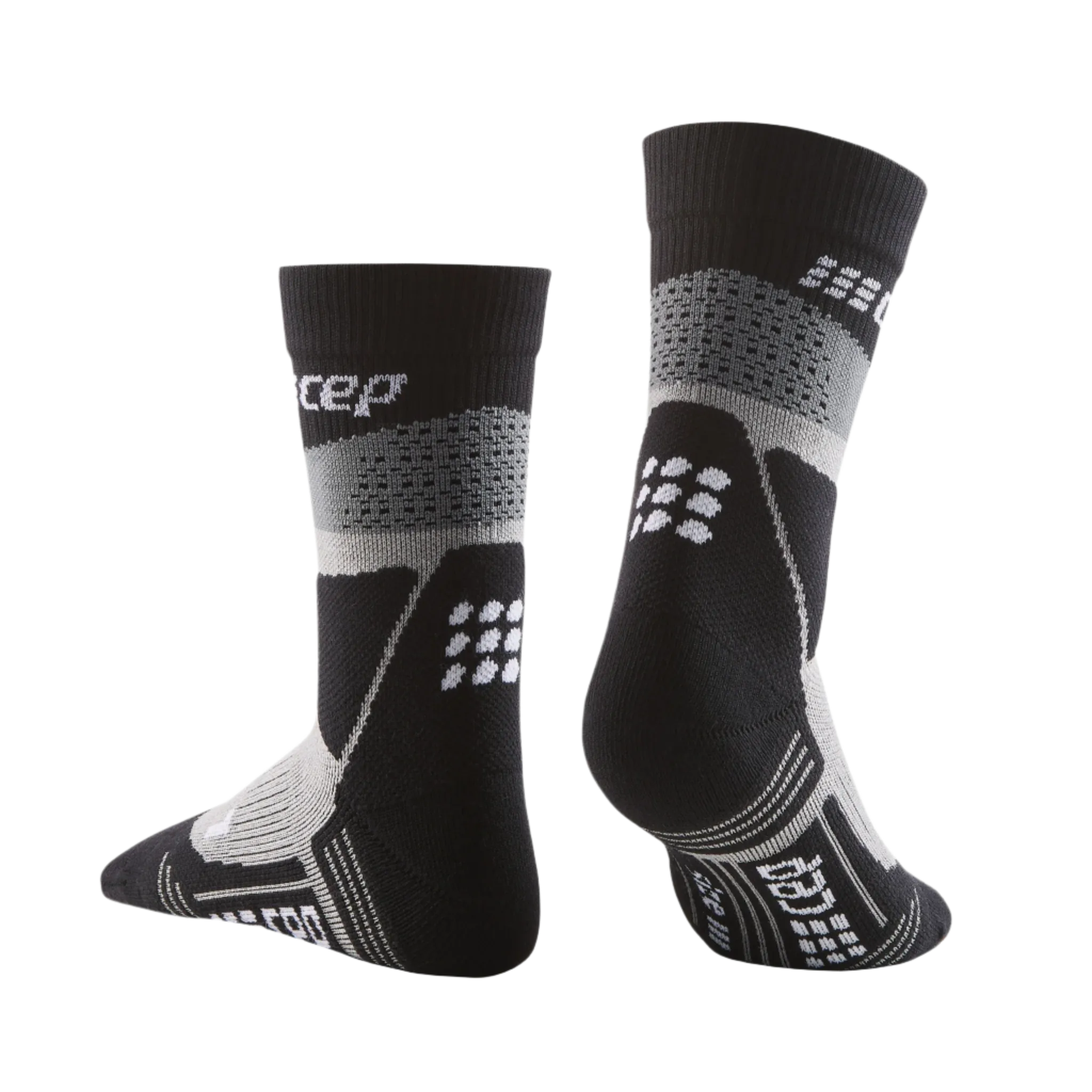 Hiking Max Cushion Mid Cut Compression Socks, Women