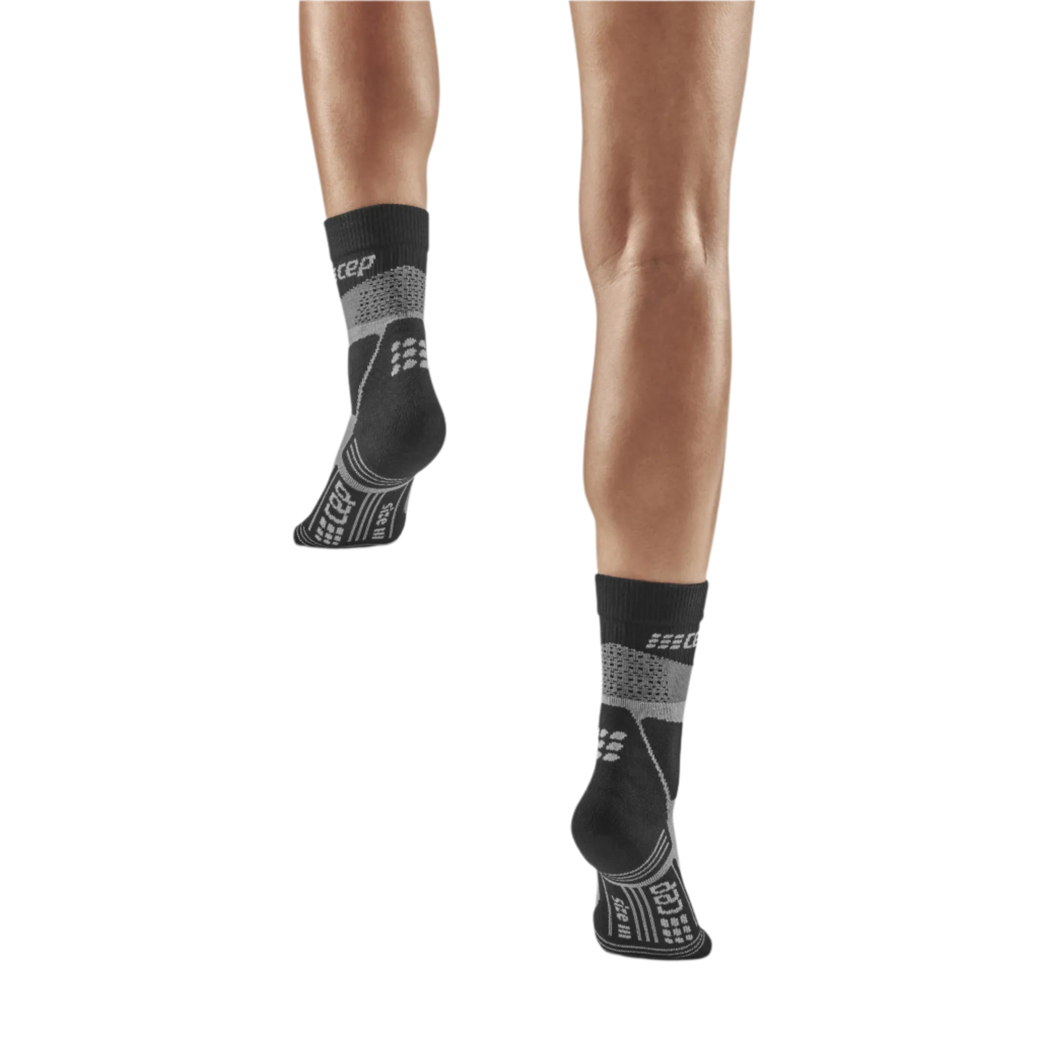 Hiking Max Cushion Mid Cut Compression Socks, Women