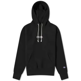 Hoodie END. x Champion Reverse Weave, black